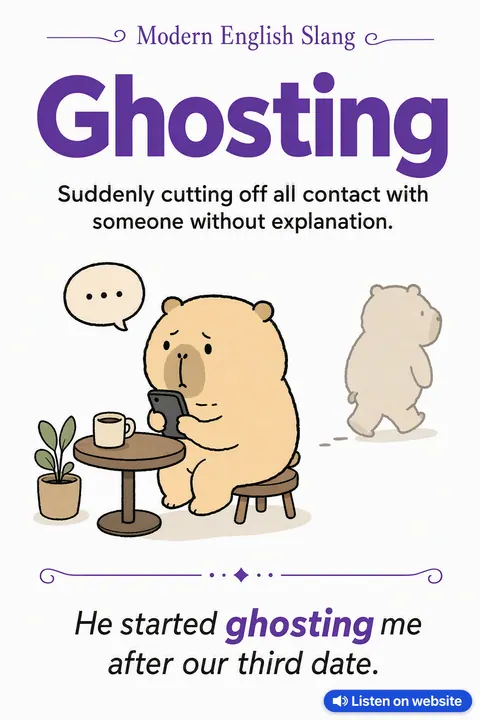 Sound of “Ghosting” pronunciation chart