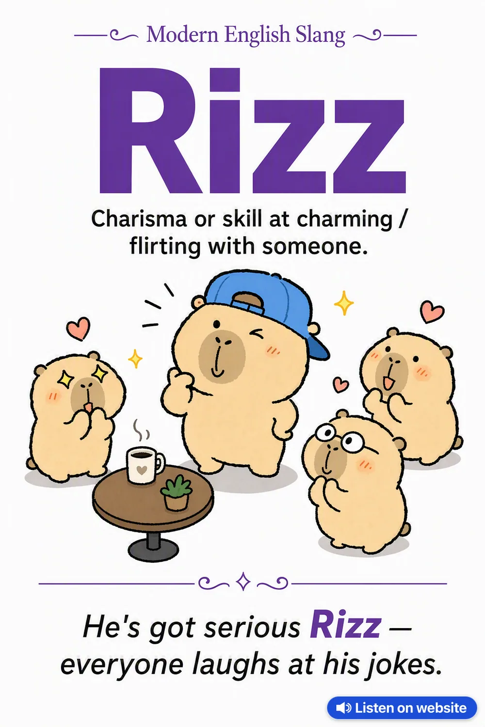 Sound of “Rizz” — how to pronounce it in English